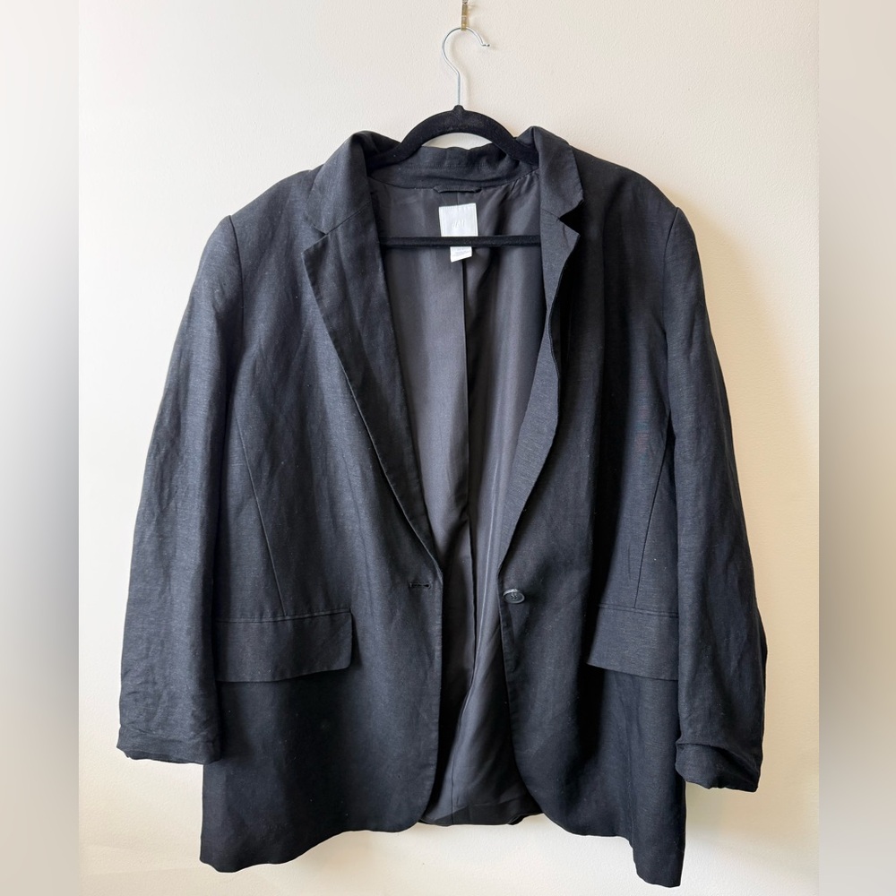 H&M Black Oversized Blazer